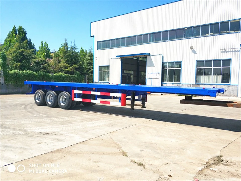40ft Konteyner Düz Yataklı Kamyon Römorku