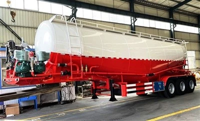 Çin Üretimi TONGYA Toplu Çimento Tankı Yarı Römork