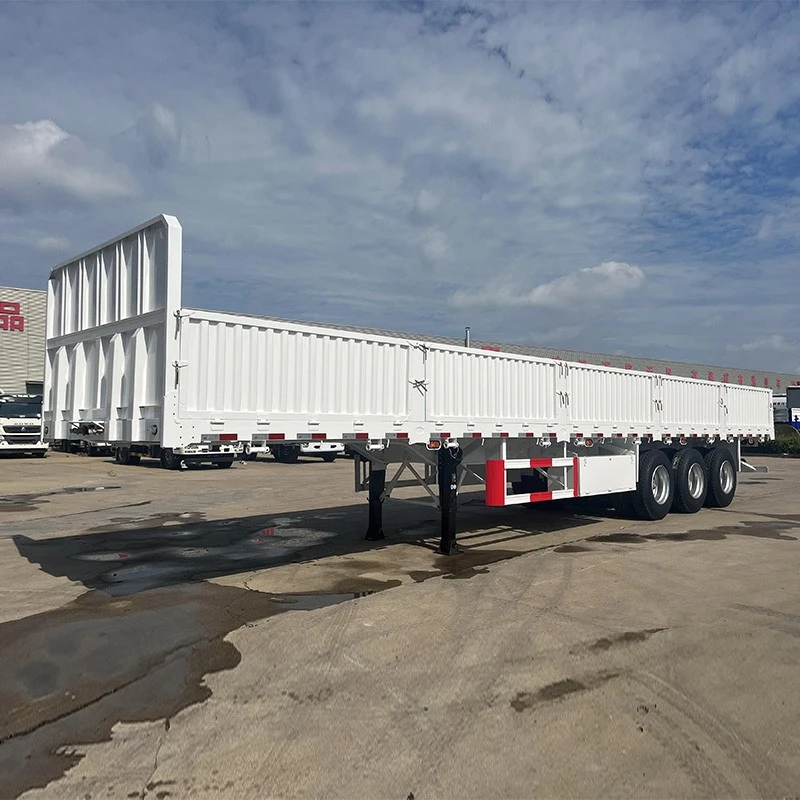 3axles yan duvar yarı römork