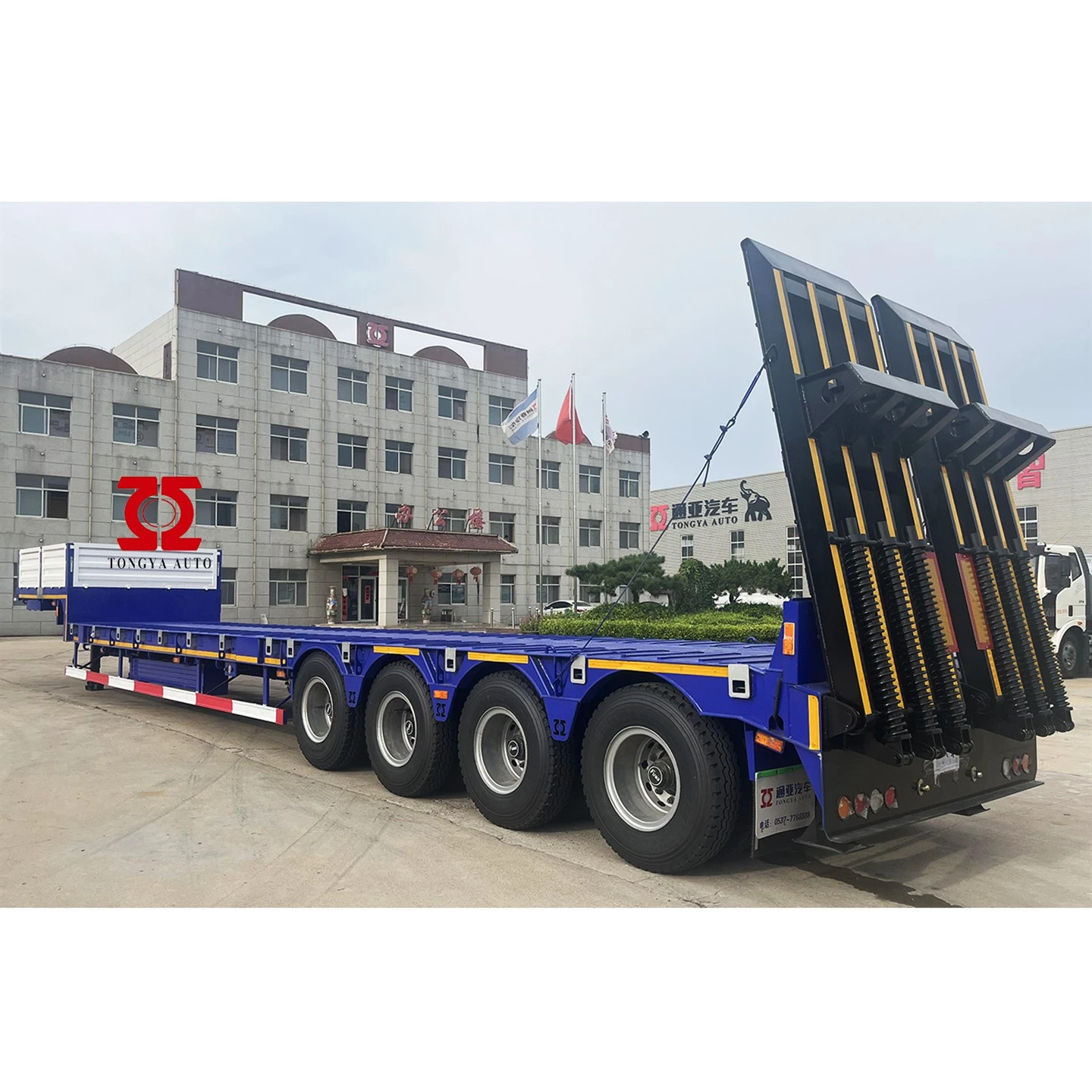 80T Alçak Yataklı Yarı Römork