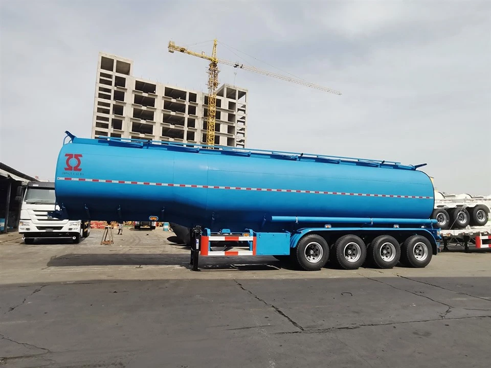 Düşük Fiyatlı Stok Satışı 55m3 Petrol Tankeri Yarı Römork