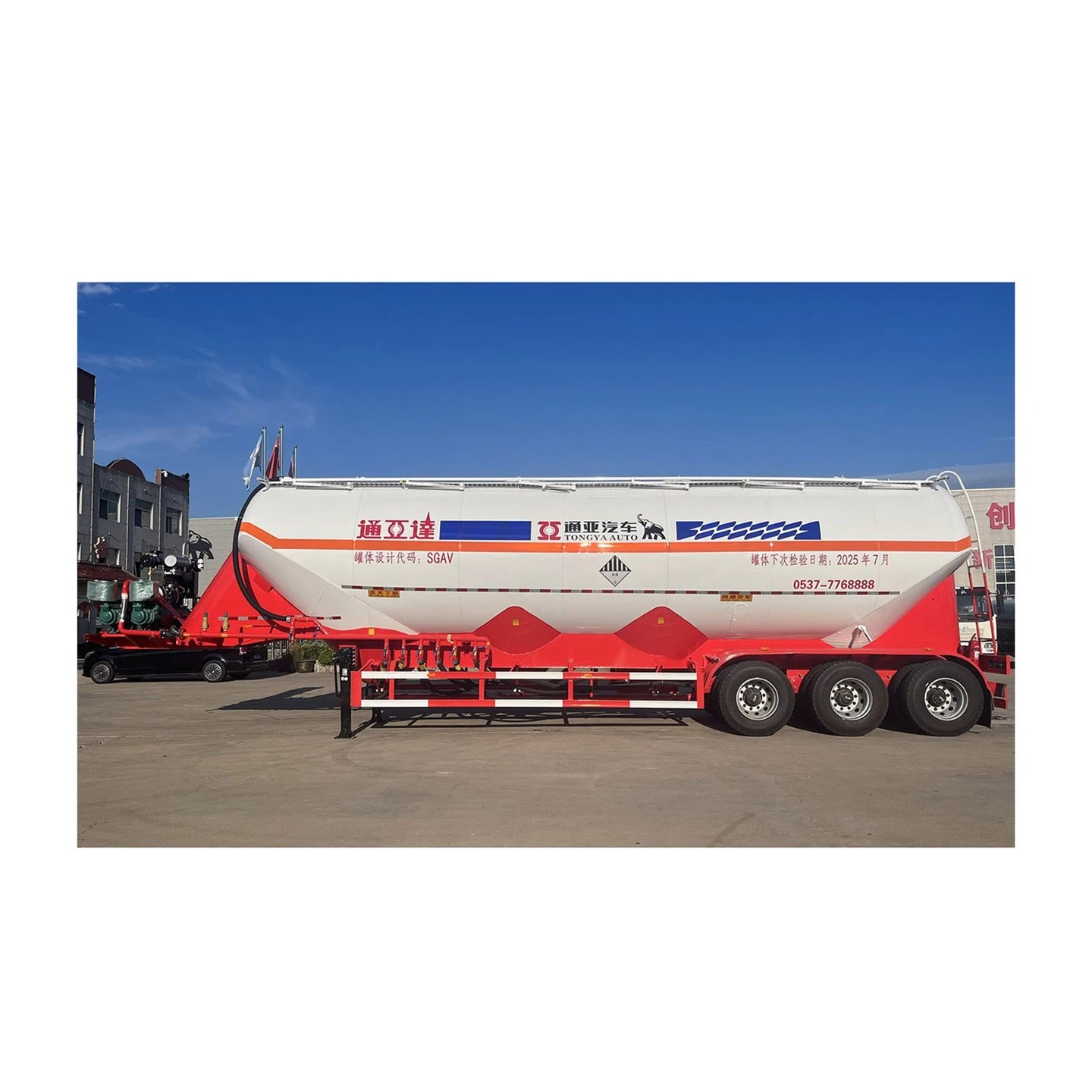 Toz tanker yarı römork