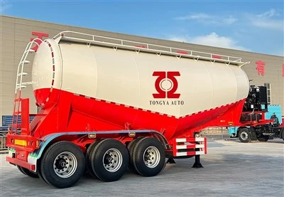 Dizel ile 40t Toplu Cenemnt Tanker Yarı Fragmanı